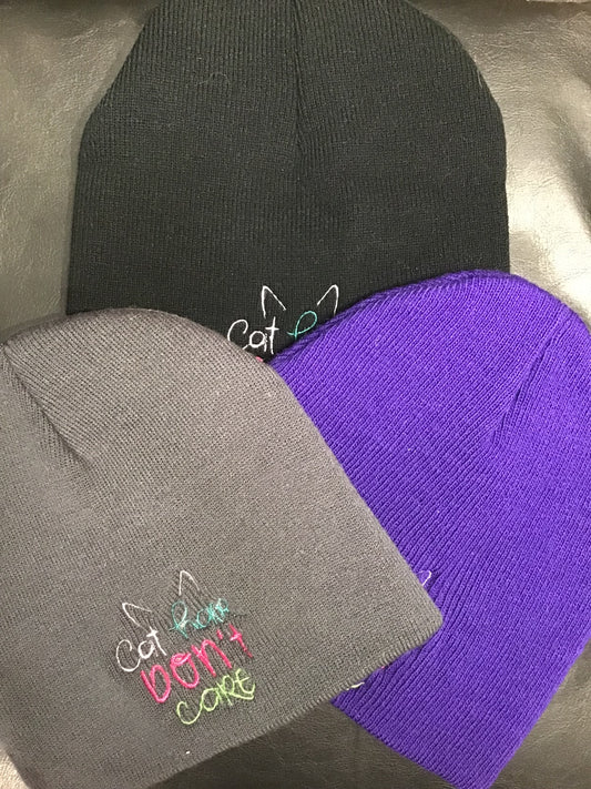 Beanies-Cat Hair Don’t Care